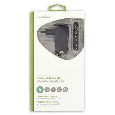 Universal τροφοδοτικό NEDIS 7.2W switching με συμπαγή σχεδιασμό έξοδο 3-12V & ενδεικτική λυχνία LED Universal τροφοδοτικό NEDIS 7.2W switching με συμπαγή σχεδιασμό έξοδο 3-12V & ενδεικτική λυχνία LED