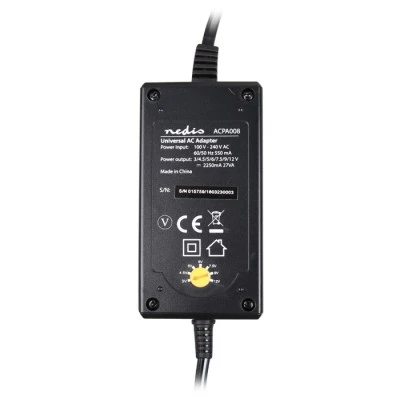 Universal τροφοδοτικό ACPA008 27W switching με συμπαγή σχεδιασμό έξοδο 3-12V και λυχνία LED Universal τροφοδοτικό ACPA008 27W switching με συμπαγή σχεδιασμό έξοδο 3-12V και λυχνία LED