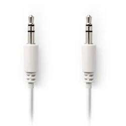 Καλώδιο ήχου NEDIS CAGP22005WT10 3,5mm αρσενικό Stereo σε 3,5mm αρσενικό Stereo μήκους 1m