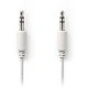 Καλώδιο ήχου NEDIS CAGP22005WT10 3,5mm αρσενικό Stereo σε 3,5mm αρσενικό Stereo μήκους 1m Καλώδιο ήχου NEDIS CAGP22005WT10 3,5mm αρσενικό Stereo σε 3,5mm αρσενικό Stereo μήκους 1m