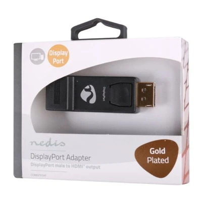Αντάπτορας NEDIS CCBW37915AT DisplayPort αρσενικό σε HDMI θηλυκό με επίχρυσες επαφές