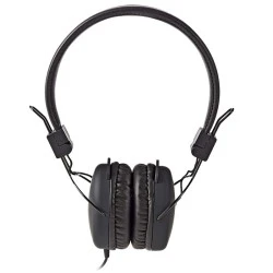 On-ear ακουστικά με καλώδιο 1.20m NEDIS HPWD1100BK 20 Hz - 20ΚHz αναδιπλούμενα σε μαύρο χρώμα
