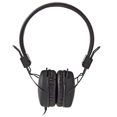 On-ear ακουστικά με καλώδιο 1.20m NEDIS HPWD1100BK 20 Hz - 20ΚHz αναδιπλούμενα σε μαύρο χρώμα