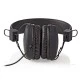 On-ear ακουστικά με καλώδιο 1.20m NEDIS HPWD1100BK 20 Hz - 20ΚHz αναδιπλούμενα σε μαύρο χρώμα