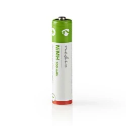 Επαναφορτιζόμενη μπαταρία ΑΑΑ Νi-MH 700 mAh 1.2V NEDIS BANM7HR034B σε blister 4 τεμαχίων