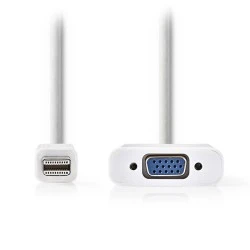 Καλώδιο - αντάπτορας NEDIS CCGP37850WT02 mini DisplayPort αρσενικό σε VGA θηλυκό
