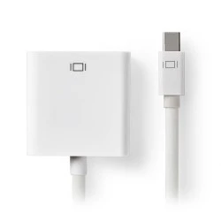 Καλώδιο - αντάπτορας NEDIS CCGP37850WT02 mini DisplayPort αρσενικό σε VGA θηλυκό