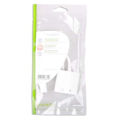 Καλώδιο - αντάπτορας NEDIS CCGP37850WT02 mini DisplayPort αρσενικό σε VGA θηλυκό
