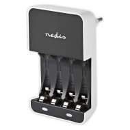Φορτιστής NEDIS BACH05 230V AC 50Hz για μπαταρίες ΑΑ/ΑΑΑ
