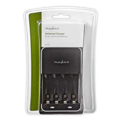 Φορτιστής NEDIS BACH05 230V AC 50Hz για μπαταρίες ΑΑ/ΑΑΑ