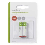 Επαναφορτιζόμενη μπαταρία NEDIS BANM7HR032B ΑΑΑ Νi-MH 700 mAh 1.2V σε blister 2 τεμαχίων