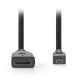 Αντάπτορας NEDIS CVGP34790BK02 High Speed HDMI, HDMI micro - HDMI θηλ. 0.20m με επίχρυσες επαφές
