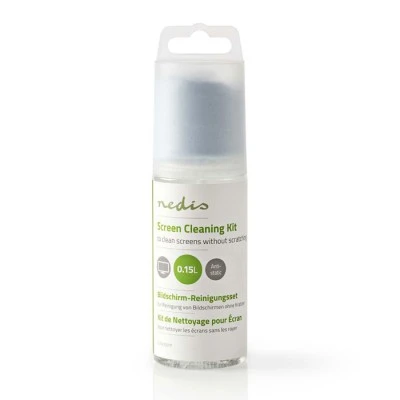 Κιτ καθαρισμού NEDIS CLSN100TP 150 ml υγρό και πανάκι σε πρακτικό μέγεθος για απομάκρυνση σκόνης Κιτ καθαρισμού NEDIS CLSN100TP 150 ml υγρό και πανάκι σε πρακτικό μέγεθος για απομάκρυνση σκόνης