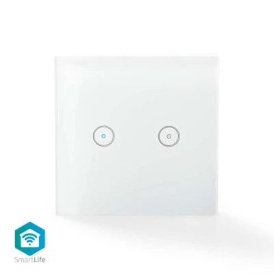 Έξυπνος διακόπτης WiFi Dual Switch NEDIS WIFIWS20WT με δυνατότητα λειτουργίας μέσω Google Home Έξυπνος διακόπτης WiFi Dual Switch NEDIS WIFIWS20WT με δυνατότητα λειτουργίας μέσω Google Home
