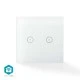 Έξυπνος διακόπτης WiFi Dual Switch NEDIS WIFIWS20WT με δυνατότητα λειτουργίας μέσω Google Home Έξυπνος διακόπτης WiFi Dual Switch NEDIS WIFIWS20WT με δυνατότητα λειτουργίας μέσω Google Home