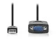 Μετατροπέας USB-A αρσενικό σε RS232 αρσενικό μήκους 0.9 m