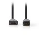 Καλώδιο NEDIS CVGP34590BK02 HDMI mini αρσενικό σε HDMI θηλυκό 0.20m μαύρο χρώμα