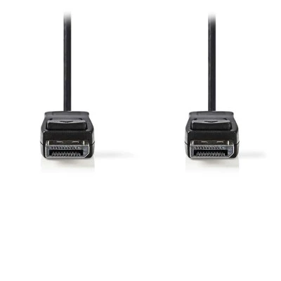 Καλώδιο NEDIS CCGP37010BK20 DisplayPort αρσενικό σε αρσενικό 2m 3840x2160 για σύνδεση οθόνης σε Η/Υ