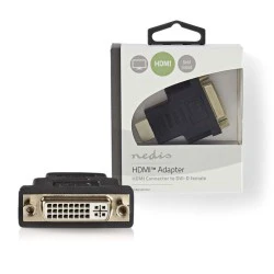 Αντάπτορας DVI-D θηλυκό σε HDMI αρσενικό NEDIS CVBW34910AT με επίχρυσες επαφές