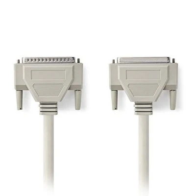 Σειριακό καλώδιο NEDIS CCGP52110IV20 D-Sub 25-pin αρσενικό σε D-Sub 25-pin θηλυκό μήκους 2.0m