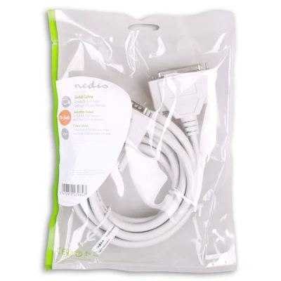 Σειριακό καλώδιο NEDIS CCGP52110IV20 D-Sub 25-pin αρσενικό σε D-Sub 25-pin θηλυκό μήκους 2.0m