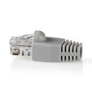 Αντάπτορας NEDIS CCBW89355GY CΑΤ 6 UTP RJ45 αρσενικό με καπάκια σε σετ 10 τεμαχίων