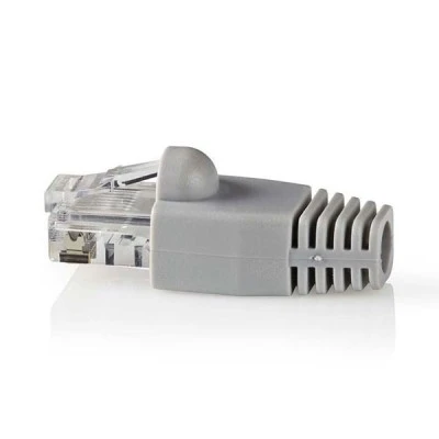 Αντάπτορας NEDIS CCBW89355GY CΑΤ 6 UTP RJ45 αρσενικό με καπάκια σε σετ 10 τεμαχίων Αντάπτορας NEDIS CCBW89355GY CΑΤ 6 UTP RJ45 αρσενικό με καπάκια σε σετ 10 τεμαχίων