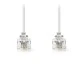 Tηλεφωνικό καλώδιο NEDIS TCGP90200WT100 RJ11 αρσενικό σε RJ11 αρσενικό 10.0 μ. λευκό Tηλεφωνικό καλώδιο NEDIS TCGP90200WT100 RJ11 αρσενικό σε RJ11 αρσενικό 10.0 μ. λευκό