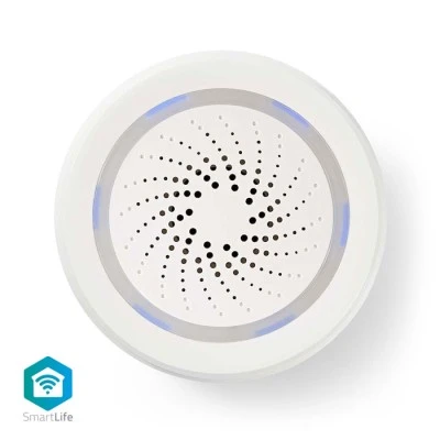 Έξυπνη σειρήνα WiFi 85dB NEDIS WIFISI10CWT με οκτώ διαφορετικούς ήχους συμβατό με Google Home Έξυπνη σειρήνα WiFi 85dB NEDIS WIFISI10CWT με οκτώ διαφορετικούς ήχους συμβατό με Google Home