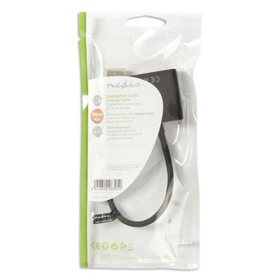 Αντάπτορας NEDIS CCGP37250BK02 DisplayPort αρσενικό σε DVI-I θηλυκό 0.2m