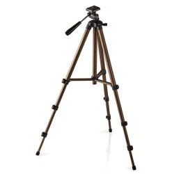 Τρίποδας αλουμινίου NEDIS TPOD2100BZ με max ύψος 128 cm για φωτογραφικές μηχανές και βιντεοκάμερες