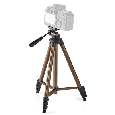 Τρίποδας αλουμινίου NEDIS TPOD2100BZ με max ύψος 128 cm για φωτογραφικές μηχανές και βιντεοκάμερες