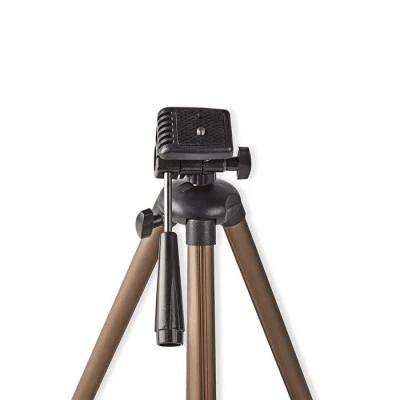 Τρίποδας αλουμινίου NEDIS TPOD2100BZ με max ύψος 128 cm για φωτογραφικές μηχανές και βιντεοκάμερες