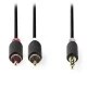 Καλώδιο NEDIS CABW22200AT20 2x RCA αρσενικό σε 3,5mm Stereo αρσενικό μήκους 2m Καλώδιο NEDIS CABW22200AT20 2x RCA αρσενικό σε 3,5mm Stereo αρσενικό μήκους 2m
