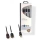 Καλώδιο NEDIS CABW22200AT20 2x RCA αρσενικό σε 3,5mm Stereo αρσενικό μήκους 2m Καλώδιο NEDIS CABW22200AT20 2x RCA αρσενικό σε 3,5mm Stereo αρσενικό μήκους 2m