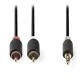 Καλώδιο NEDIS CABW22200AT10 2x RCA αρσενικό σε 3,5mm Stereo αρσενικό μήκους 1m