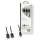 Καλώδιο NEDIS CABW22200AT10 2x RCA αρσενικό σε 3,5mm Stereo αρσενικό μήκους 1m
