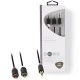 Καλώδιο NEDIS CABW22200AT30 2x RCA αρσενικό σε 3,5mm Stereo αρσενικό μήκους 3m