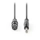 Καλώδιο NEDIS COTH15120GY30 3-Pin XLR θηλυκό σε 6.35mm αρσενικό μήκους 3.0m
