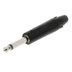 Βύσμα NEDIS COTP23900BK 6.35mm αρσενικό mono Βύσμα NEDIS COTP23900BK 6.35mm αρσενικό mono