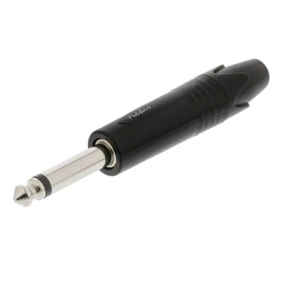 Βύσμα NEDIS COTP23900BK 6.35mm αρσενικό mono