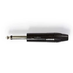 Βύσμα NEDIS COTP23900BK 6.35mm αρσενικό mono