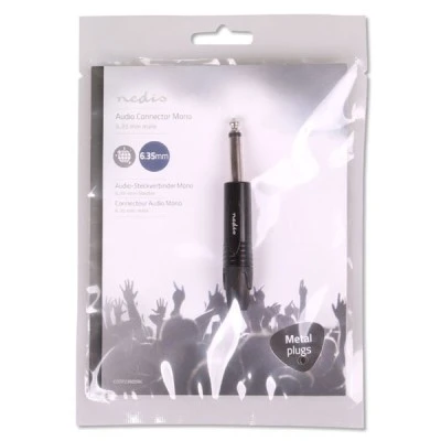 Βύσμα NEDIS COTP23900BK 6.35mm αρσενικό mono