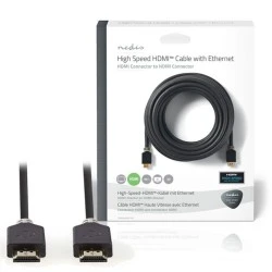Καλώδιο NEDIS HDMI High Speed NEDIS CVBW34000AT100 με Ethernet αρσενικό σε αρσενικό 10m