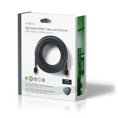 Καλώδιο NEDIS HDMI High Speed NEDIS CVBW34000AT100 με Ethernet αρσενικό σε αρσενικό 10m