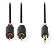 Καλώδιο NEDIS CABW22200AT100 2x RCA αρσενικό σε 3,5mm Stereo αρσενικό μήκους 10m