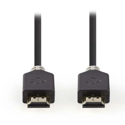 Καλώδιο NEDIS CVBW34000AT150 HDMI High Speed με Ethernet αρσενικό σε αρσενικό 15m ανθρακί χρώμα Καλώδιο NEDIS CVBW34000AT150 HDMI High Speed με Ethernet αρσενικό σε αρσενικό 15m ανθρακί χρώμα