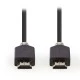 Καλώδιο NEDIS CVBW34000AT150 HDMI High Speed με Ethernet αρσενικό σε αρσενικό 15m ανθρακί χρώμα Καλώδιο NEDIS CVBW34000AT150 HDMI High Speed με Ethernet αρσενικό σε αρσενικό 15m ανθρακί χρώμα