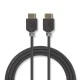 Καλώδιο NEDIS CVBW34000AT150 HDMI High Speed με Ethernet αρσενικό σε αρσενικό 15m ανθρακί χρώμα Καλώδιο NEDIS CVBW34000AT150 HDMI High Speed με Ethernet αρσενικό σε αρσενικό 15m ανθρακί χρώμα