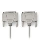 Καλώδιο NEDIS CCGP52100IV20 1:1 D-Sub 25 pin αρσενικό σε D-Sub 25 pin αρσενικό μήκους 2m Καλώδιο NEDIS CCGP52100IV20 1:1 D-Sub 25 pin αρσενικό σε D-Sub 25 pin αρσενικό μήκους 2m